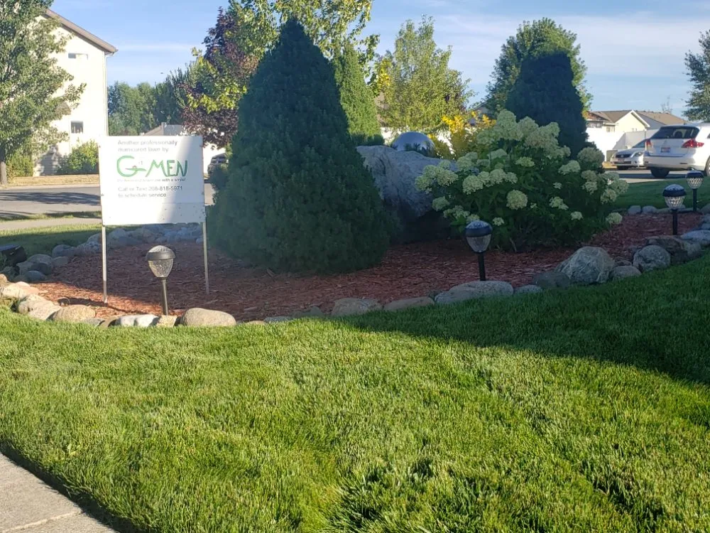 Local landscape installation in Coeur d'Alene, ID by G-men Lawn Care