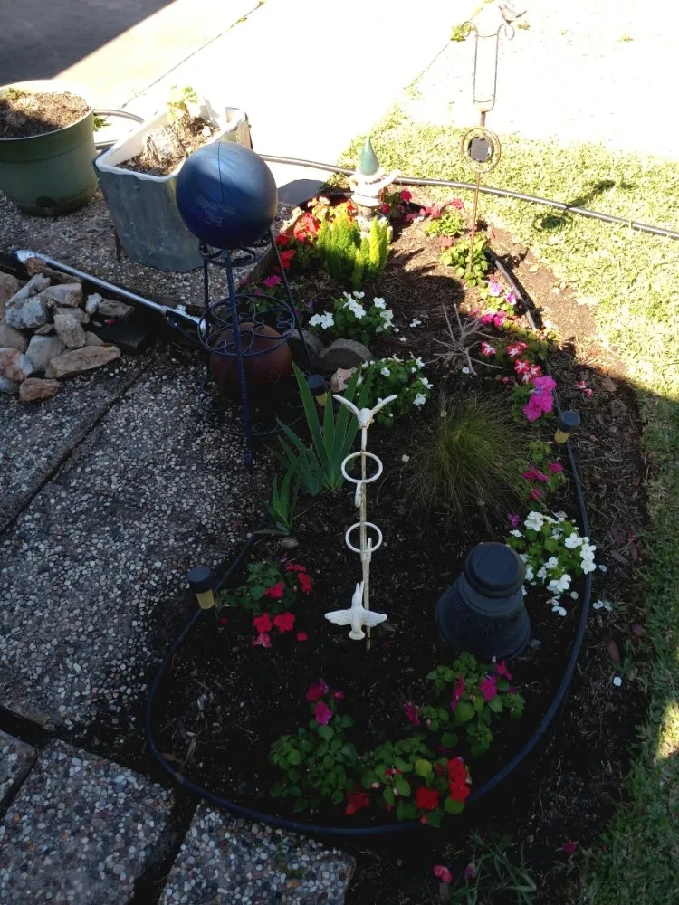 Affordable outdoor landscaping in Fresno, TX by G S Landscaping