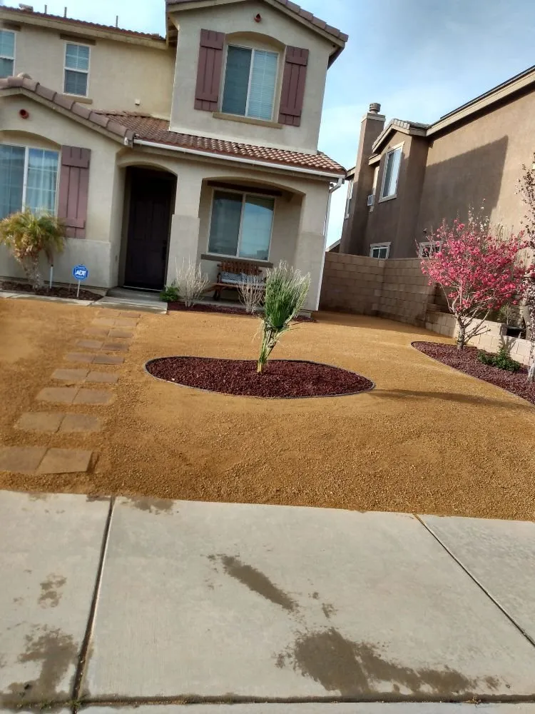 Professional yard maintenance for homes in Littlerock, CA by G Salinas Landscaping and Tree Services
