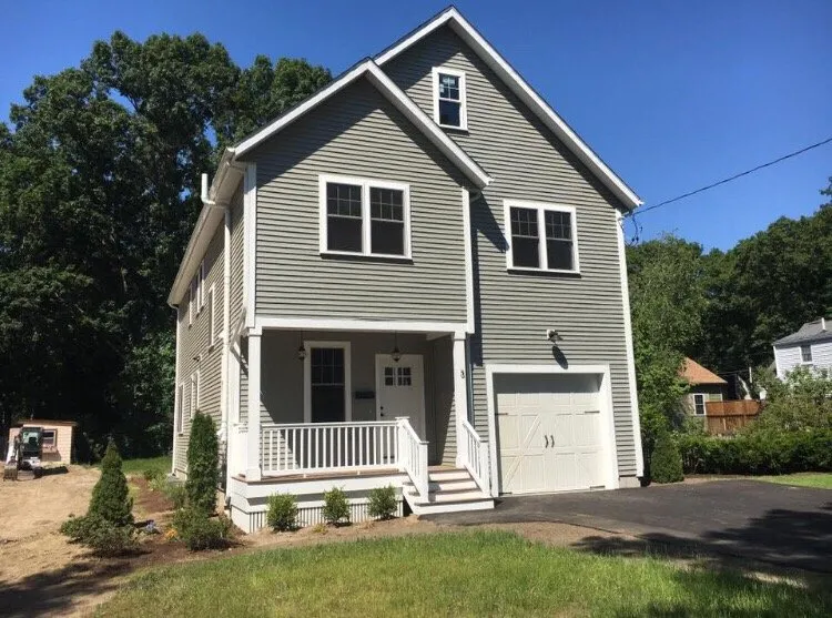 Professional yard cleanup service in Westford, MA by G. Smith Development