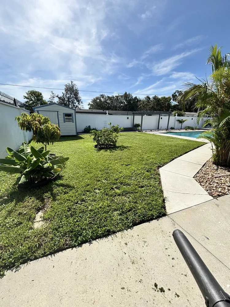 Custom lawn care service for homes in Dover, FL by G2 Services