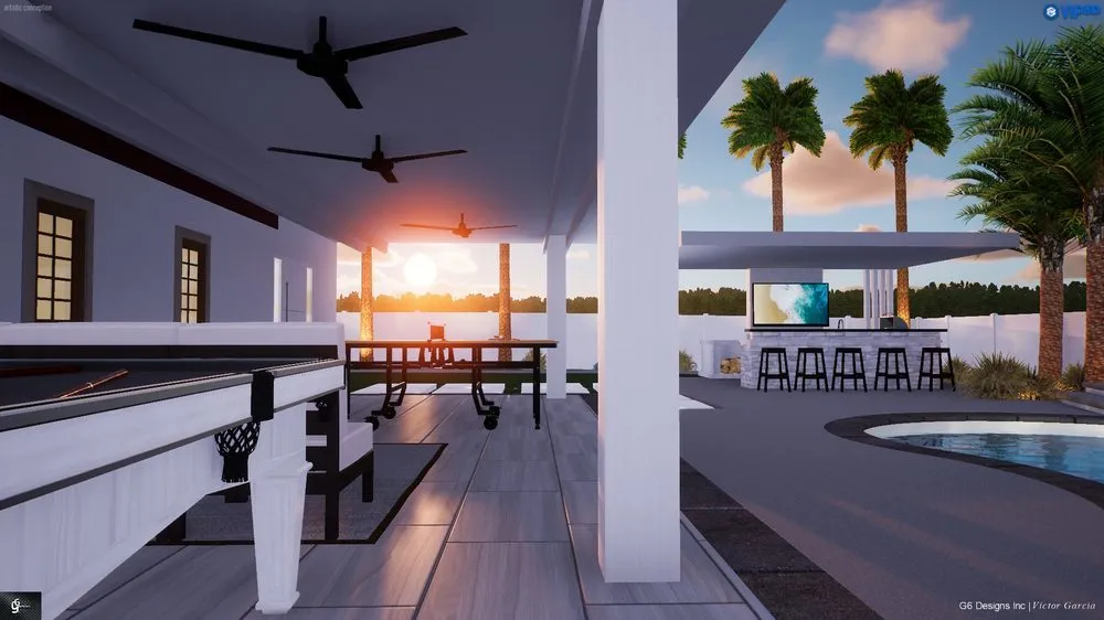 Custom lawn care service with custom design in Eastvale, CA by g6 Designs