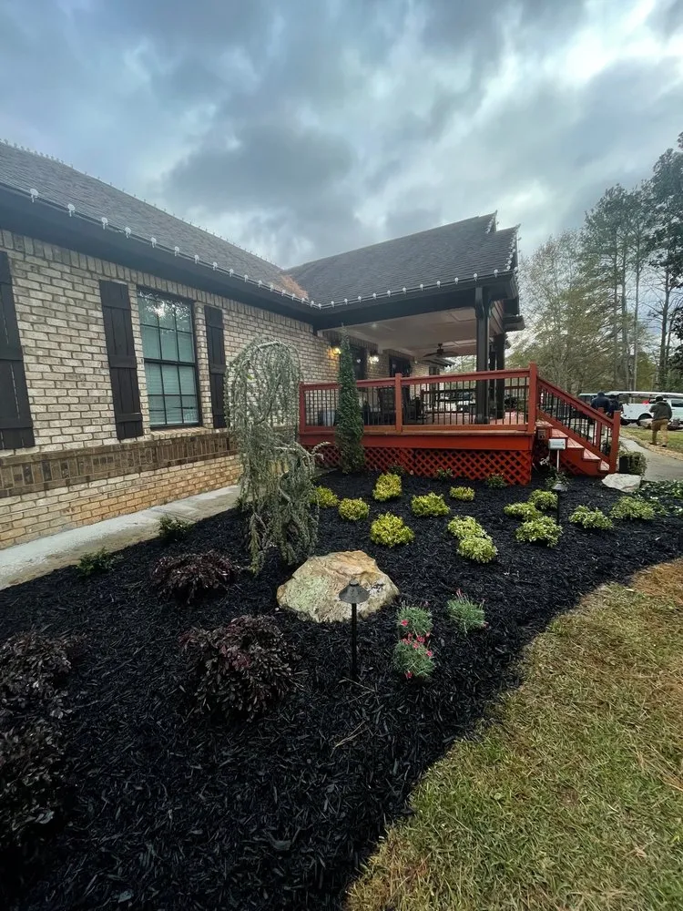 Custom garden landscaping in Marietta, GA by G&A Landscaping Group