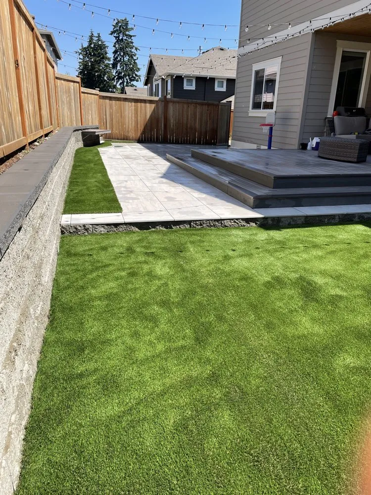 Custom garden landscaping for beautiful yards across Lynnwood, WA - G.A. Landscaping