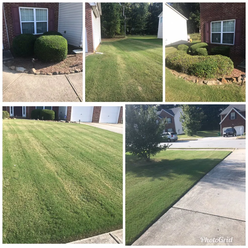 Custom landscape installation in Locust Grove, GA by G&A Lawn Care
