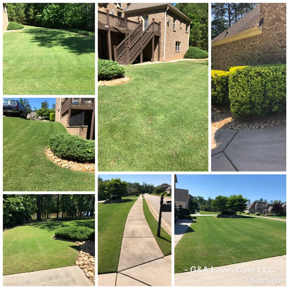 Local garden landscaping in Locust Grove, GA by G&A Lawn Care