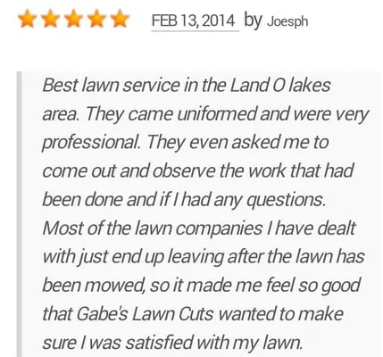 Gabe's Lawn Cuts Logo