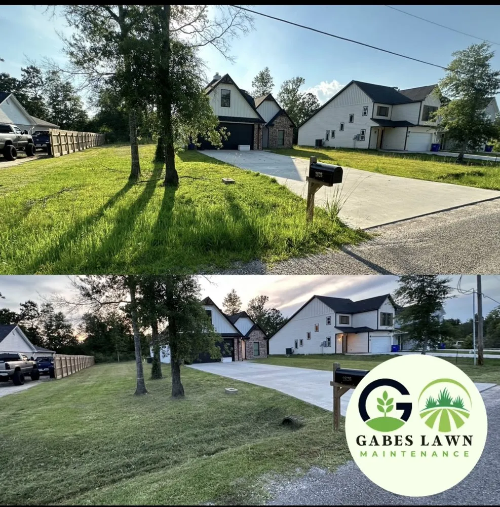 Reliable yard cleanup service for beautiful yards in Bridge City, TX by Gabes lawn Maintenance