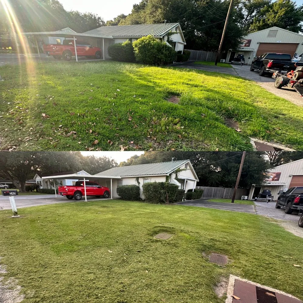 Affordable landscape design for year-round maintenance in Bridge City, TX by Gabes lawn Maintenance