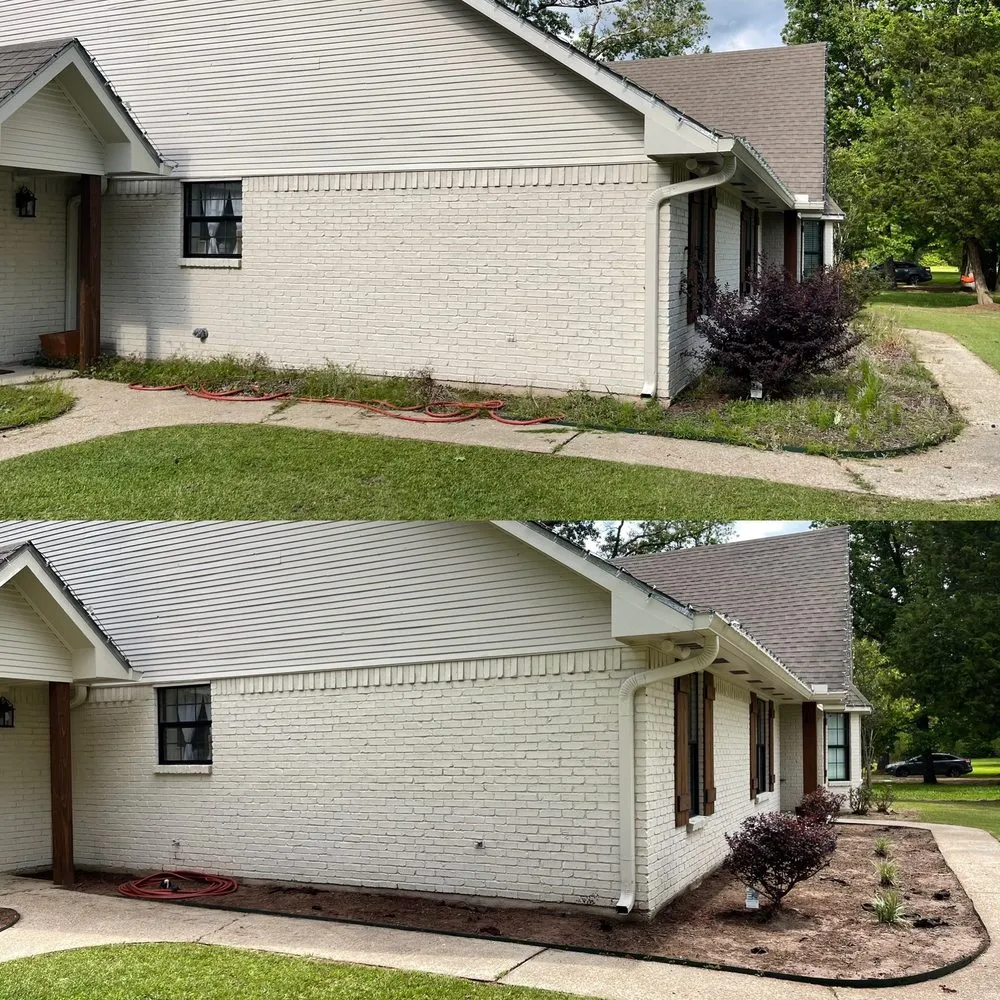 Custom landscape design in Bridge City, TX by Gabes lawn Maintenance