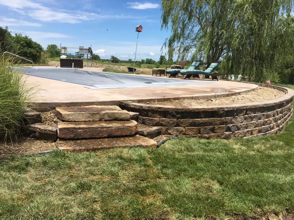 Custom outdoor landscaping in Wichita, KS by Gabe's Sprinkler Systems