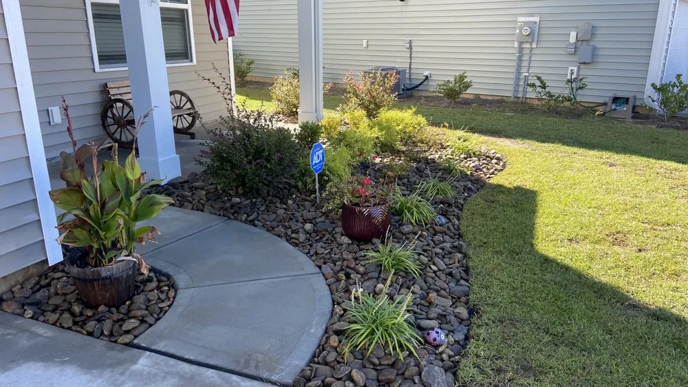 Top-rated landscape installation in Myrtle Beach, SC by Gabino landscape