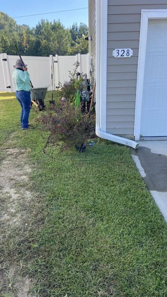 Local landscape installation in Myrtle Beach, SC by Gabino landscape