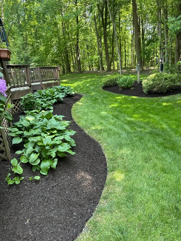 Affordable garden landscaping for beautiful yards in Painesville, OH by Gabriel and Son