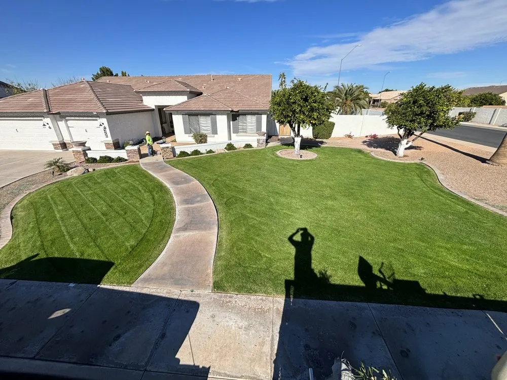 Professional yard maintenance for residential properties in Chandler, AZ by Gabriel Landscaping
