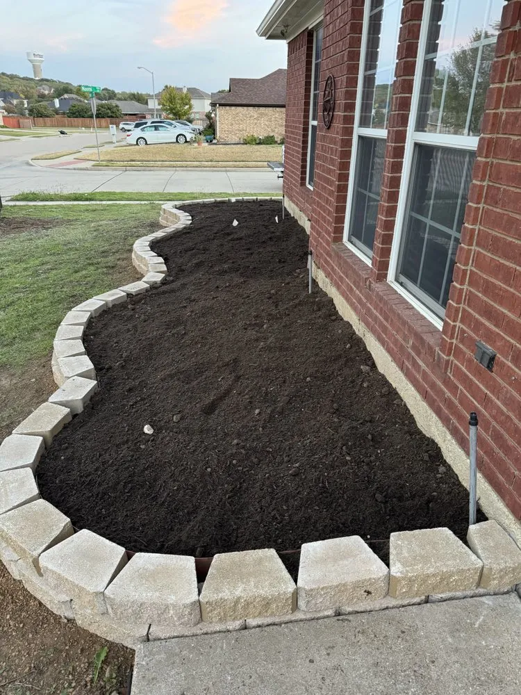 Professional residential landscaping for residential properties in Crowley, TX by Gabriel Landscaping