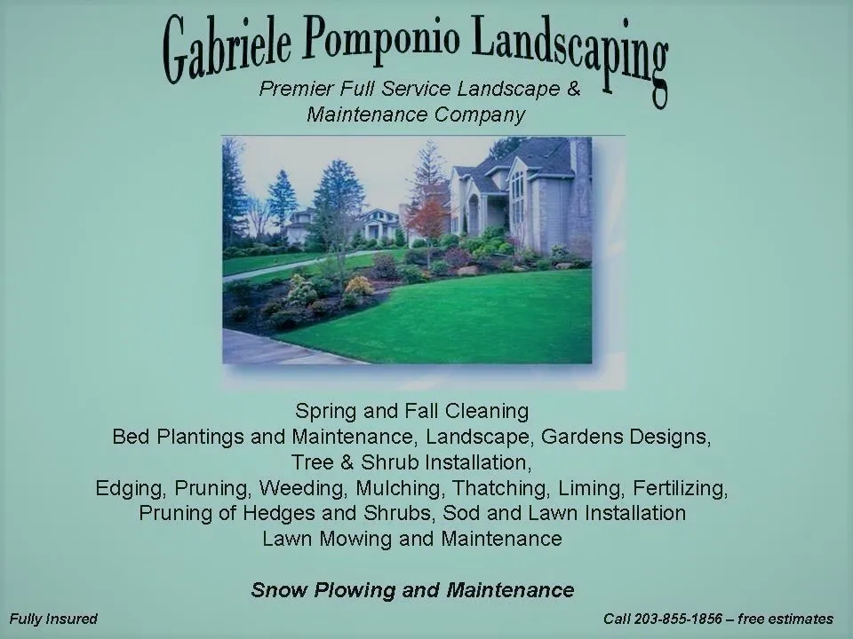 Custom lawn care service experts serving Norwalk, CT - Gabriele Pomponio Landscaping