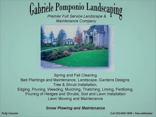 Gabriele Pomponio Landscaping Logo