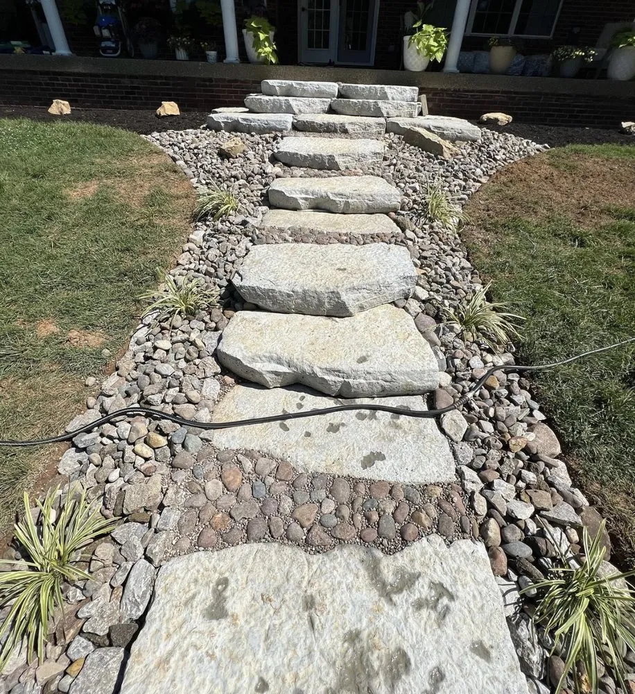 Expert outdoor landscaping with custom design in Crestwood, KY by Gabriel's Lawn and Landscaping