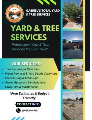 Gabriel’s Total Yard & Tree Services Logo