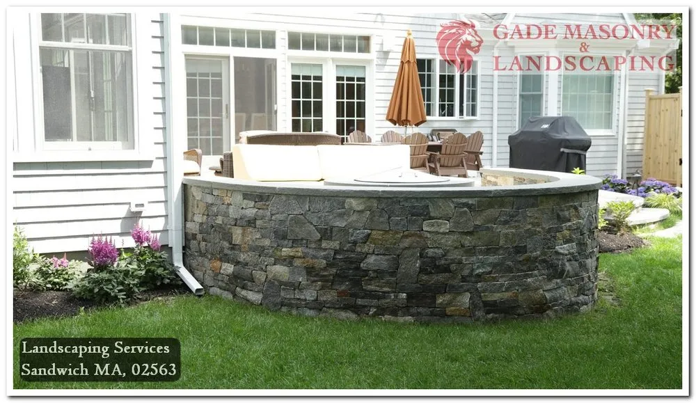 Affordable lawn care service for outdoor upgrades in Hyannis, MA by Gade Masonry & Landscaping