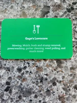 Gage's Lawn Care Logo