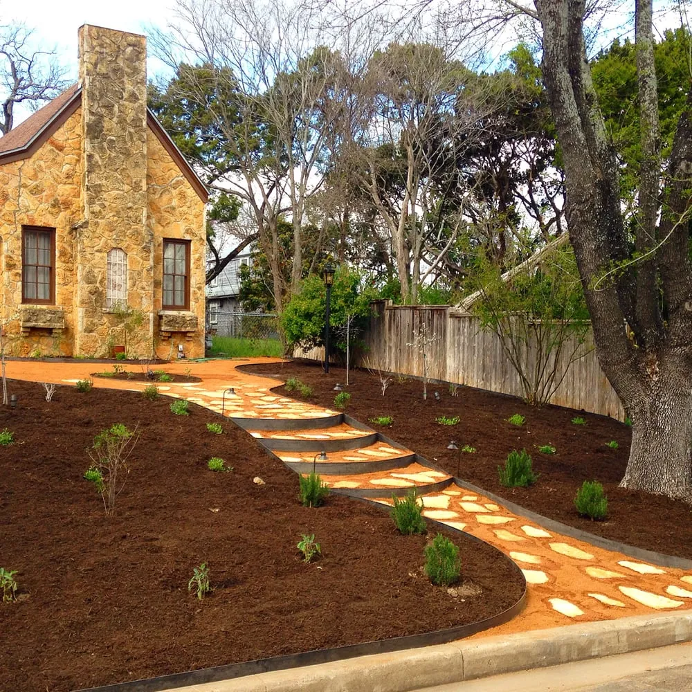 Affordable yard cleanup service for residential properties in Austin, TX by Gaia's Permaculture Design and Landscape