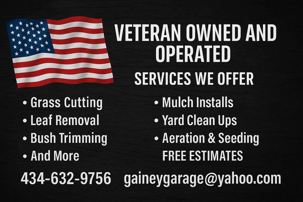 Professional garden landscaping in Gaston, NC by Gainey Lawn Care