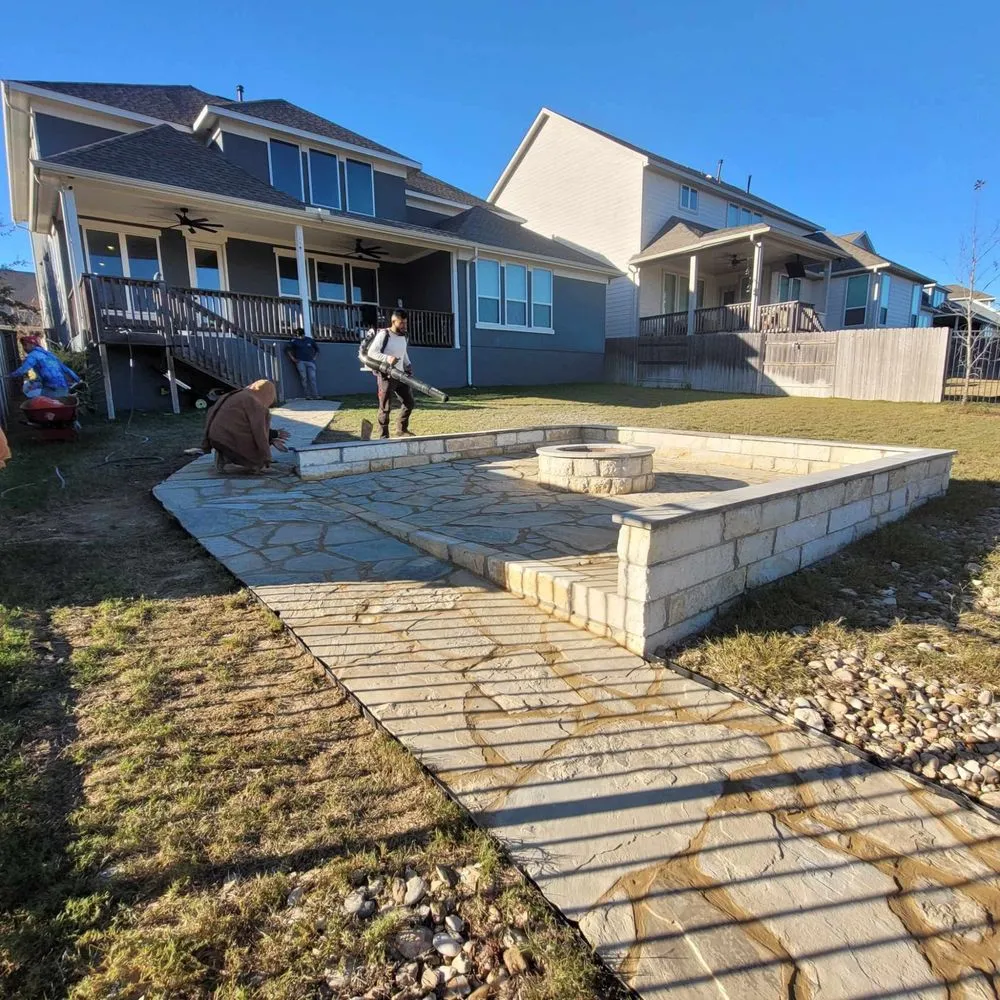 Affordable landscape installation in Dripping springs, TX by Galindo Landscaping & More