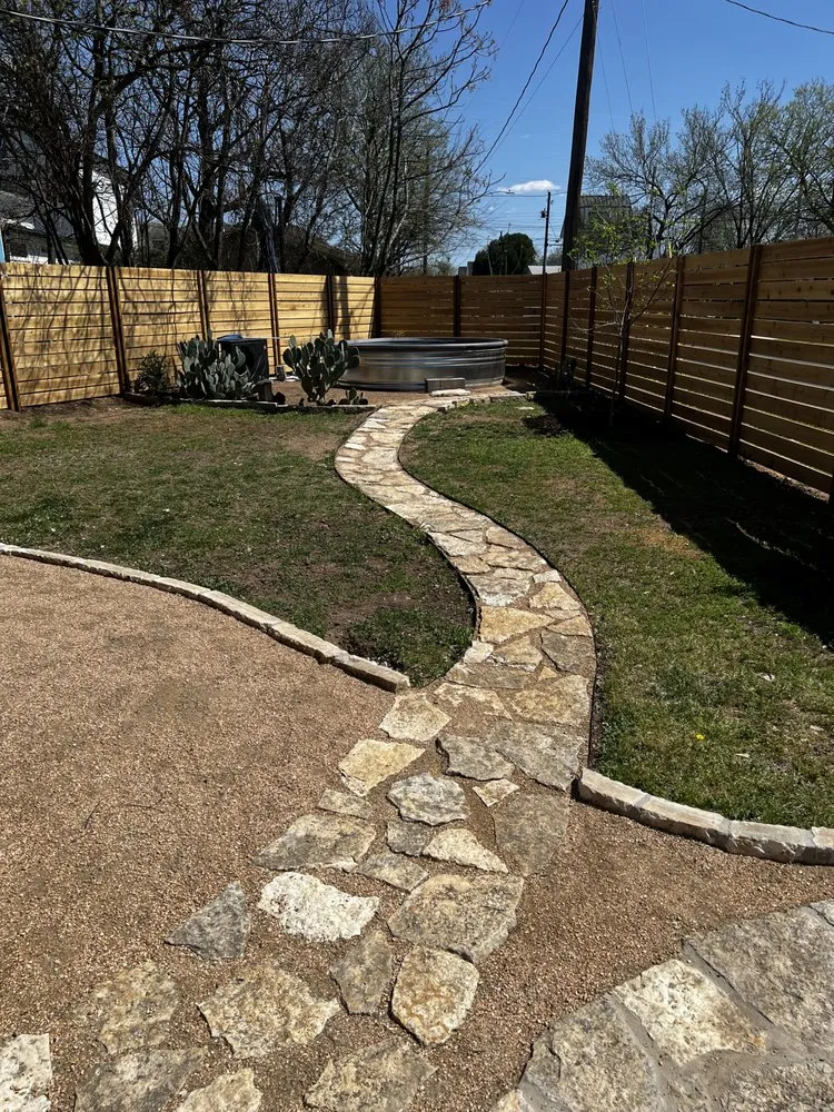 Local landscape installation in Dripping springs, TX - Galindo Landscaping & More