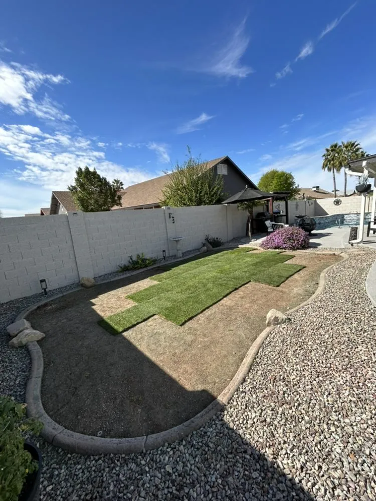Affordable lawn mowing service for residential properties in Glendale, AZ by Galindo Lawn Service