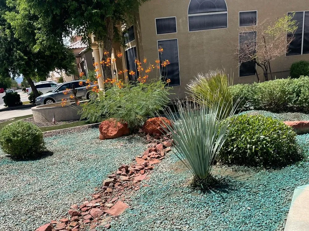 Local garden landscaping experts serving Glendale, AZ - Galindo Lawn Service