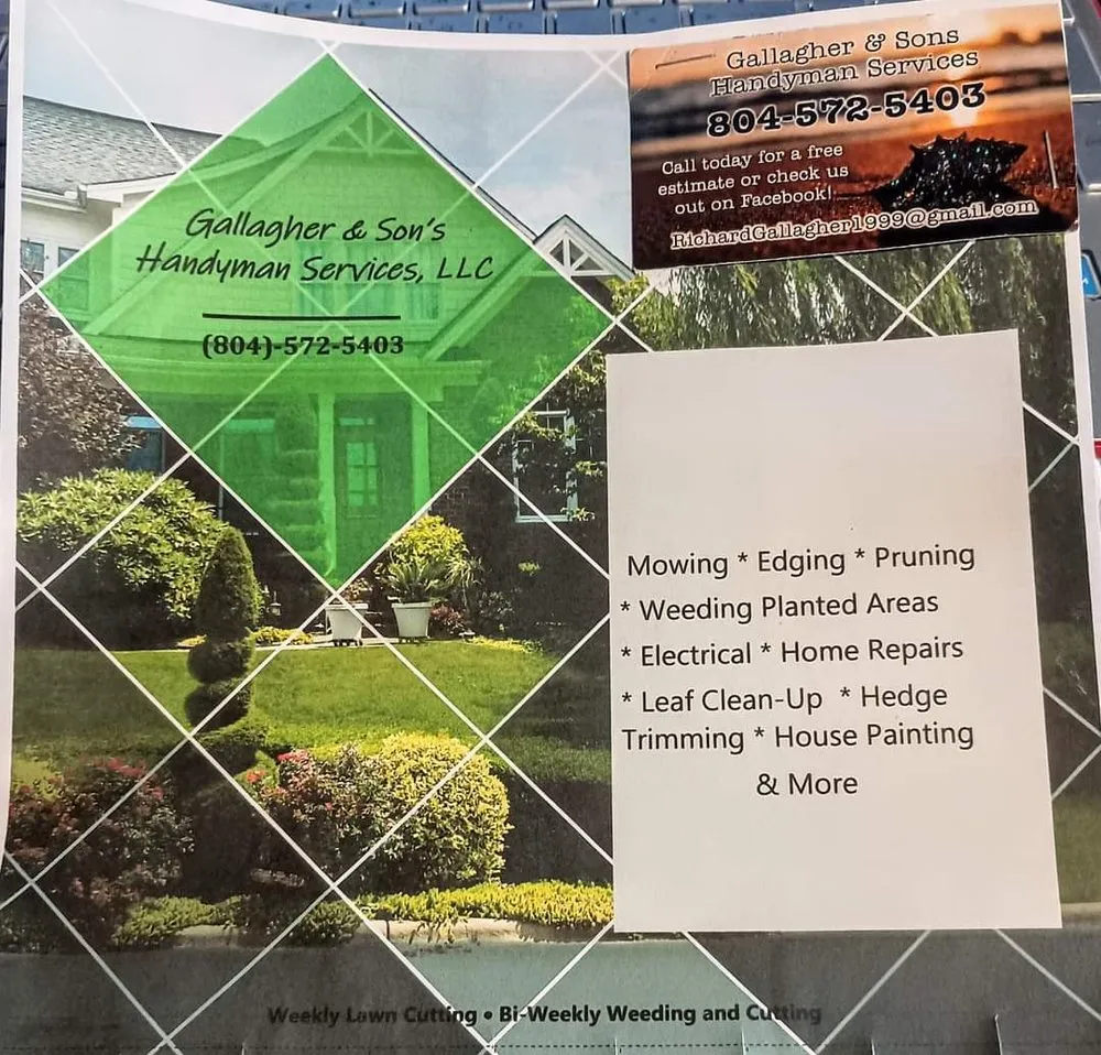 Professional garden landscaping for beautiful yards across Reedville, VA - Gallagher & Son's Handyman Services
