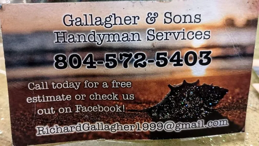 Local yard maintenance experts serving Reedville, VA - Gallagher & Son's Handyman Services