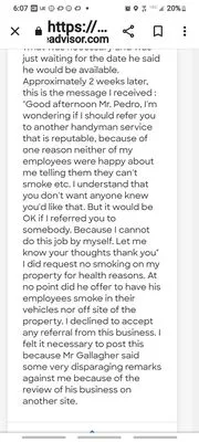 Gallaghers Handyman Plus + Logo