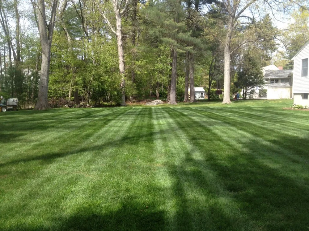 Custom residential landscaping in Billerica, MA by Gallant & Son Services