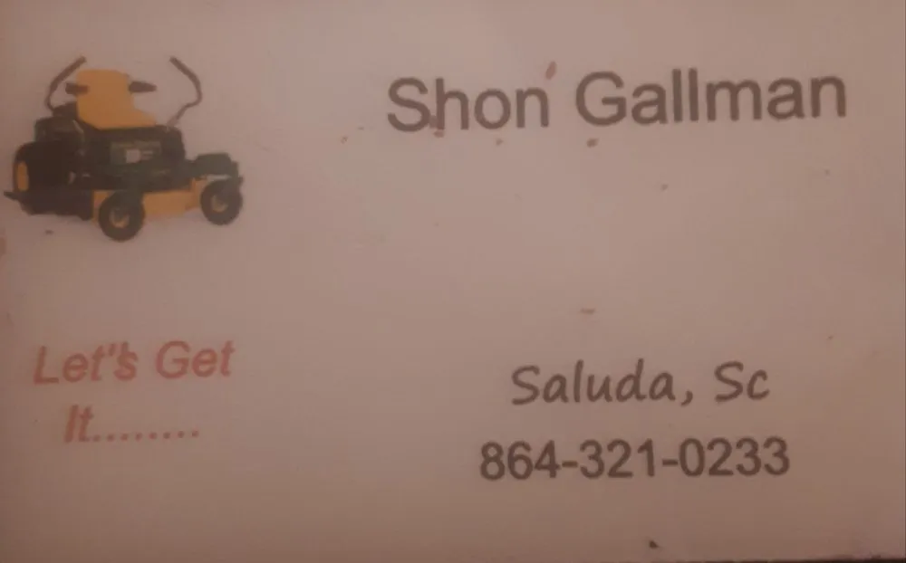 Local lawn mowing service experts serving Saluda, SC - Gallman's Pressure Washing &Lawn Care