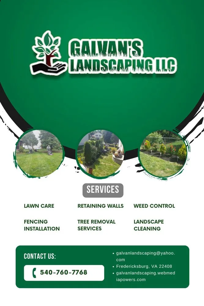 Affordable yard maintenance in Fredericksburg, VA by Galvan's Landscaping