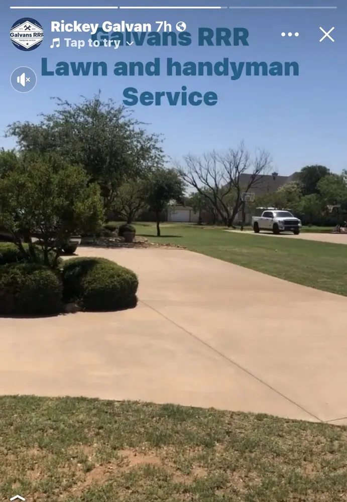 Reliable lawn care service experts serving Abilene, TX - Galvan's RRR