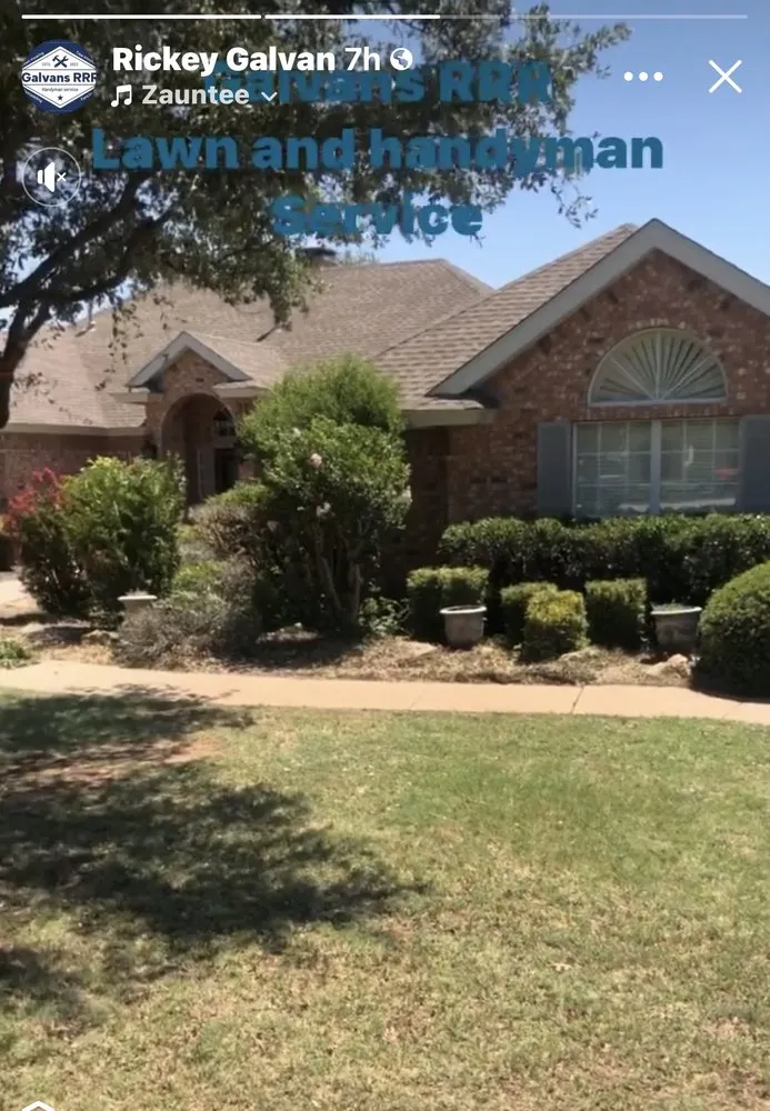Top-rated yard maintenance in Abilene, TX by Galvan's RRR