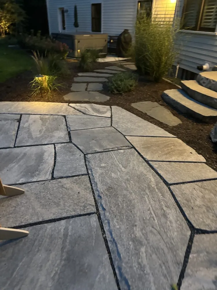 Custom lawn care service for year-round maintenance across York, ME - Gamache Landscaping