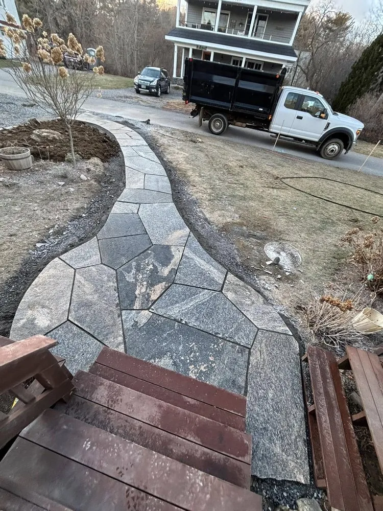 Affordable lawn mowing service in York, ME by Gamache Landscaping