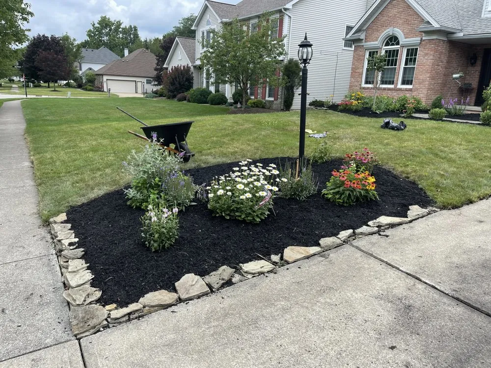 Expert outdoor landscaping with custom design in North Royalton, OH by Gambino Landscaping