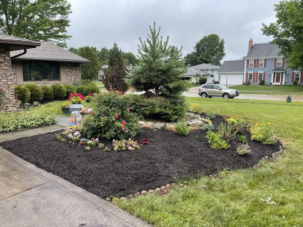 Expert garden landscaping for homes in North Royalton, OH by Gambino Landscaping