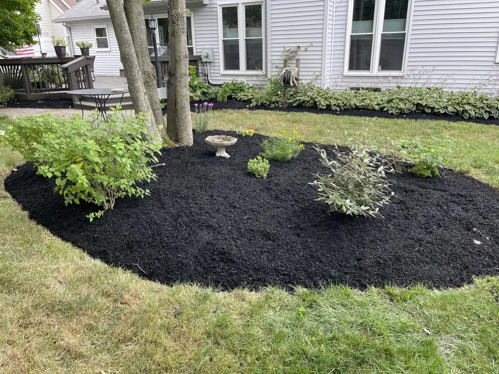 Expert landscape installation for homes in North Royalton, OH by Gambino Landscaping