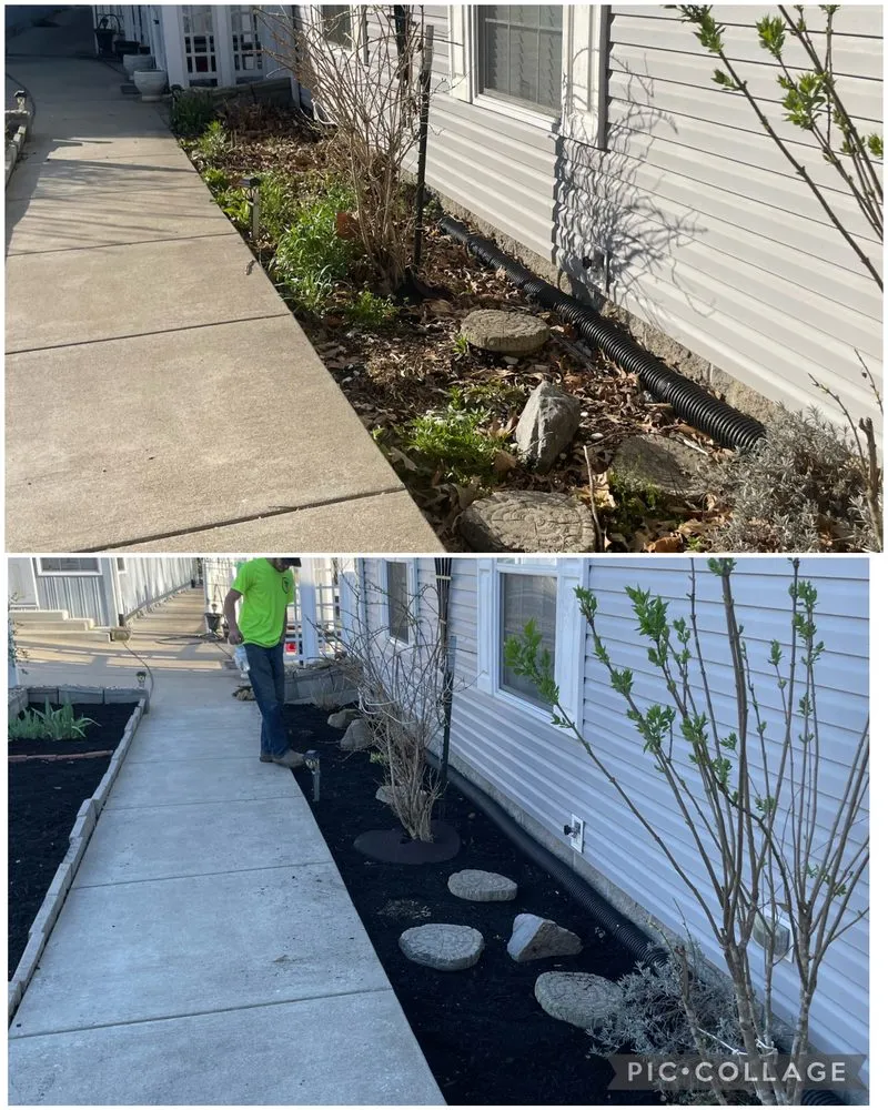 Local outdoor landscaping with custom design across Clarksville, TN - Gamble's Lawn Service