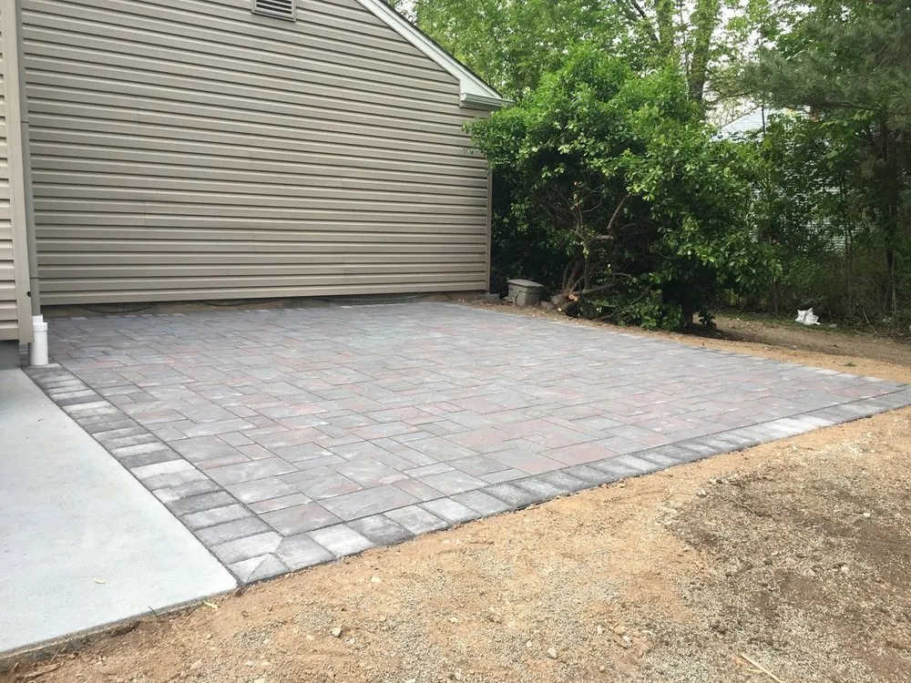 Custom yard cleanup service with custom design in Newton, NJ by Gamboa Landscaping