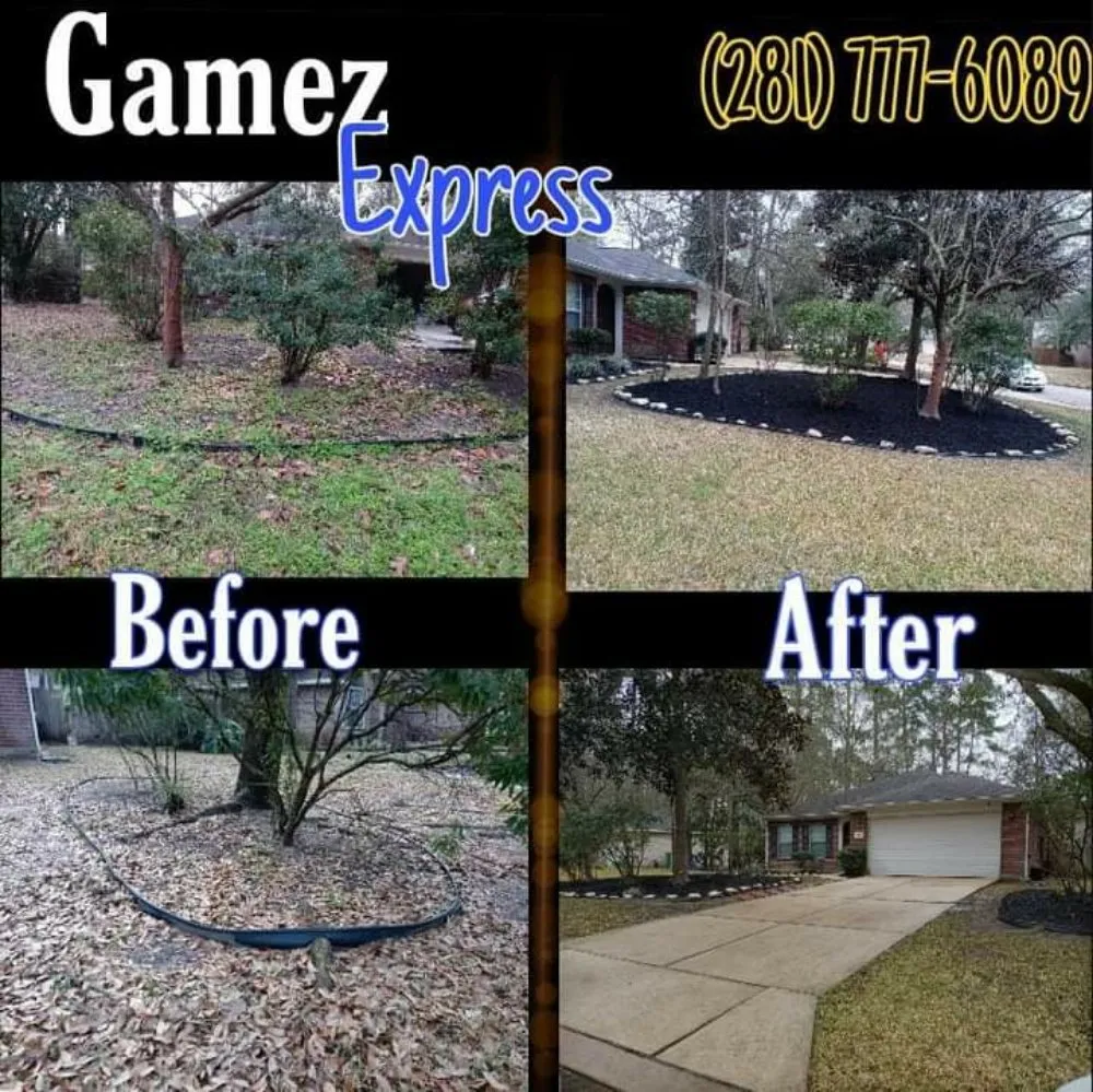 Top-rated lawn mowing service near you in Houston, TX by Gamez Express