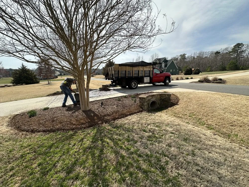 Custom lawn mowing service in Graham, NC by Gamez Landscaping