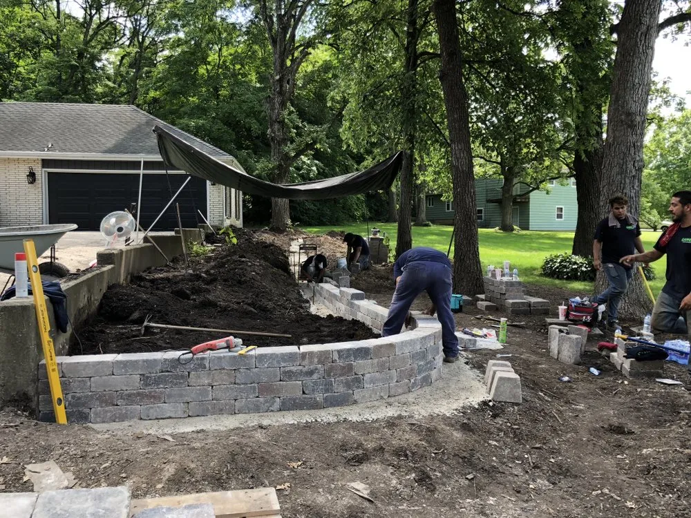 Reliable landscape installation with custom design across DeKalb, IL - Gamez Lawn & Landscape Service